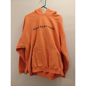 Orange hoodie men xl - More Baby More